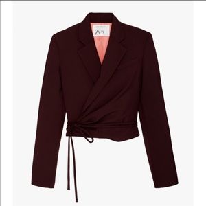 ZARA LIMITED EDITION WRAP BLAZER